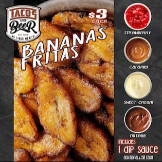 Bananas Fritas.