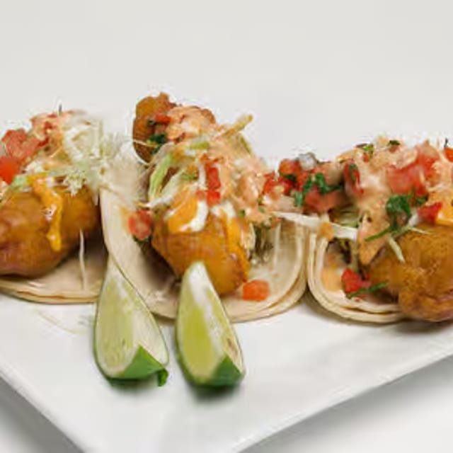3 Fish Taco Plate.