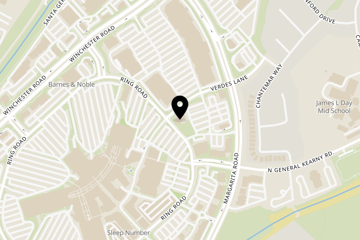 Map showing the location of Tacos and Beer Mi Lindo Mexico Temecula on 40517 Margarita Rd in Temecula